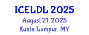 International Conference on E-Learning and Distance Learning (ICELDL) August 21, 2025 - Kuala Lumpur, Malaysia