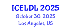 International Conference on E-Learning and Distance Learning (ICELDL) October 30, 2025 - Los Angeles, United States