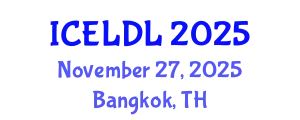 International Conference on E-Learning and Distance Learning (ICELDL) November 27, 2025 - Bangkok, Thailand