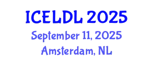 International Conference on E-Learning and Distance Learning (ICELDL) September 11, 2025 - Amsterdam, Netherlands