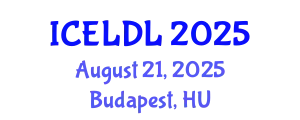 International Conference on E-Learning and Distance Learning (ICELDL) August 21, 2025 - Budapest, Hungary