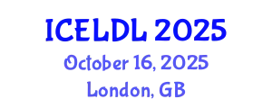 International Conference on E-Learning and Distance Learning (ICELDL) October 16, 2025 - London, United Kingdom