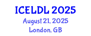 International Conference on E-Learning and Distance Learning (ICELDL) August 21, 2025 - London, United Kingdom