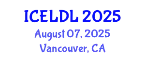International Conference on E-Learning and Distance Learning (ICELDL) August 07, 2025 - Vancouver, Canada