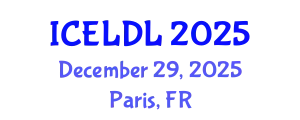International Conference on E-Learning and Distance Learning (ICELDL) December 29, 2025 - Paris, France