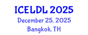 International Conference on E-Learning and Distance Learning (ICELDL) December 25, 2025 - Bangkok, Thailand