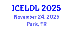 International Conference on E-Learning and Distance Learning (ICELDL) November 24, 2025 - Paris, France