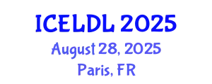 International Conference on E-Learning and Distance Learning (ICELDL) August 28, 2025 - Paris, France