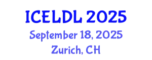International Conference on E-Learning and Distance Learning (ICELDL) September 18, 2025 - Zurich, Switzerland
