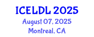 International Conference on E-Learning and Distance Learning (ICELDL) August 07, 2025 - Montreal, Canada