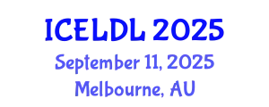International Conference on E-Learning and Distance Learning (ICELDL) September 11, 2025 - Melbourne, Australia