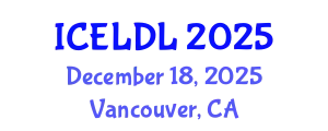 International Conference on E-Learning and Distance Learning (ICELDL) December 18, 2025 - Vancouver, Canada