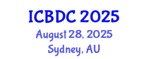 International Conference on Big Data Computing (ICBDC) August 28, 2025 - Sydney, Australia