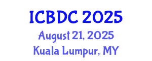 International Conference on Big Data Computing (ICBDC) August 21, 2025 - Kuala Lumpur, Malaysia