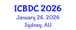 International Conference on Big Data Computing (ICBDC) January 26, 2026 - Sydney, Australia