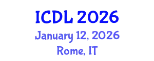 International Conference on Digital Libraries (ICDL) January 12, 2026 - Rome, Italy