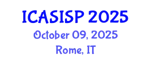 International Conference on Acoustics, Speech, Image and Signal Processing (ICASISP) October 09, 2025 - Rome, Italy