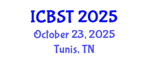 International Conference on BioSensing Technology (ICBST) October 23, 2025 - Tunis, Tunisia