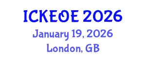 International Conference on Knowledge Engineering and Ontological Engineering (ICKEOE) January 19, 2026 - London, United Kingdom