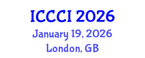 International Conference on Computing, Communications and Informatics (ICCCI) January 19, 2026 - London, United Kingdom