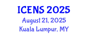 International Conference on Engineering and Natural Sciences (ICENS) August 21, 2025 - Kuala Lumpur, Malaysia