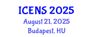International Conference on Engineering and Natural Sciences (ICENS) August 21, 2025 - Budapest, Hungary