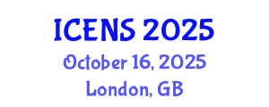 International Conference on Engineering and Natural Sciences (ICENS) October 16, 2025 - London, United Kingdom