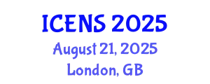 International Conference on Engineering and Natural Sciences (ICENS) August 21, 2025 - London, United Kingdom