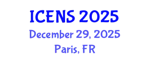 International Conference on Engineering and Natural Sciences (ICENS) December 29, 2025 - Paris, France
