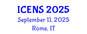 International Conference on Engineering and Natural Sciences (ICENS) September 11, 2025 - Rome, Italy