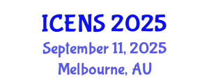 International Conference on Engineering and Natural Sciences (ICENS) September 11, 2025 - Melbourne, Australia