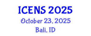 International Conference on Engineering and Natural Sciences (ICENS) October 23, 2025 - Bali, Indonesia