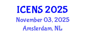 International Conference on Engineering and Natural Sciences (ICENS) November 03, 2025 - Amsterdam, Netherlands