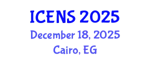 International Conference on Engineering and Natural Sciences (ICENS) December 18, 2025 - Cairo, Egypt