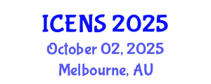 International Conference on Engineering and Natural Sciences (ICENS) October 02, 2025 - Melbourne, Australia