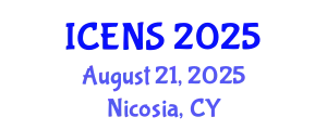 International Conference on Engineering and Natural Sciences (ICENS) August 21, 2025 - Nicosia, Cyprus