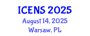 International Conference on Engineering and Natural Sciences (ICENS) August 14, 2025 - Warsaw, Poland