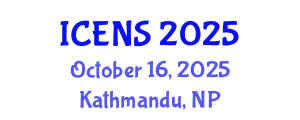 International Conference on Engineering and Natural Sciences (ICENS) October 16, 2025 - Kathmandu, Nepal