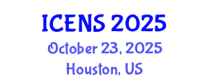 International Conference on Engineering and Natural Sciences (ICENS) October 23, 2025 - Houston, United States