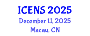 International Conference on Engineering and Natural Sciences (ICENS) December 11, 2025 - Macau, China