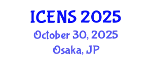 International Conference on Engineering and Natural Sciences (ICENS) October 30, 2025 - Osaka, Japan