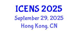 International Conference on Engineering and Natural Sciences (ICENS) September 29, 2025 - Hong Kong, China