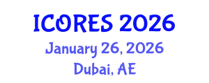 International Conference on Operations Research and Enterprise Systems (ICORES) January 26, 2026 - Dubai, United Arab Emirates