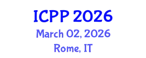 International Conference on Parallel Processing (ICPP) March 02, 2026 - Rome, Italy