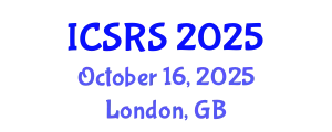 International Conference on Scientific Research and Studies (ICSRS) October 16, 2025 - London, United Kingdom