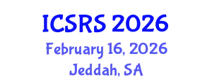 International Conference on Scientific Research and Studies (ICSRS) February 16, 2026 - Jeddah, Saudi Arabia