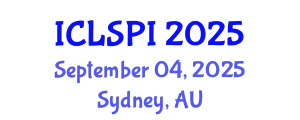 International Conference on Legal, Security and Privacy Issues (ICLSPI) September 04, 2025 - Sydney, Australia
