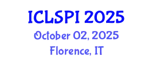 International Conference on Legal, Security and Privacy Issues (ICLSPI) October 02, 2025 - Florence, Italy