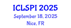 International Conference on Legal, Security and Privacy Issues (ICLSPI) September 18, 2025 - Nice, France
