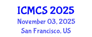 International Conference on Multimedia Computing and Systems (ICMCS) November 03, 2025 - San Francisco, United States